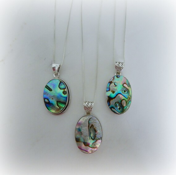 Paua Shell Necklace Abalone Shell 