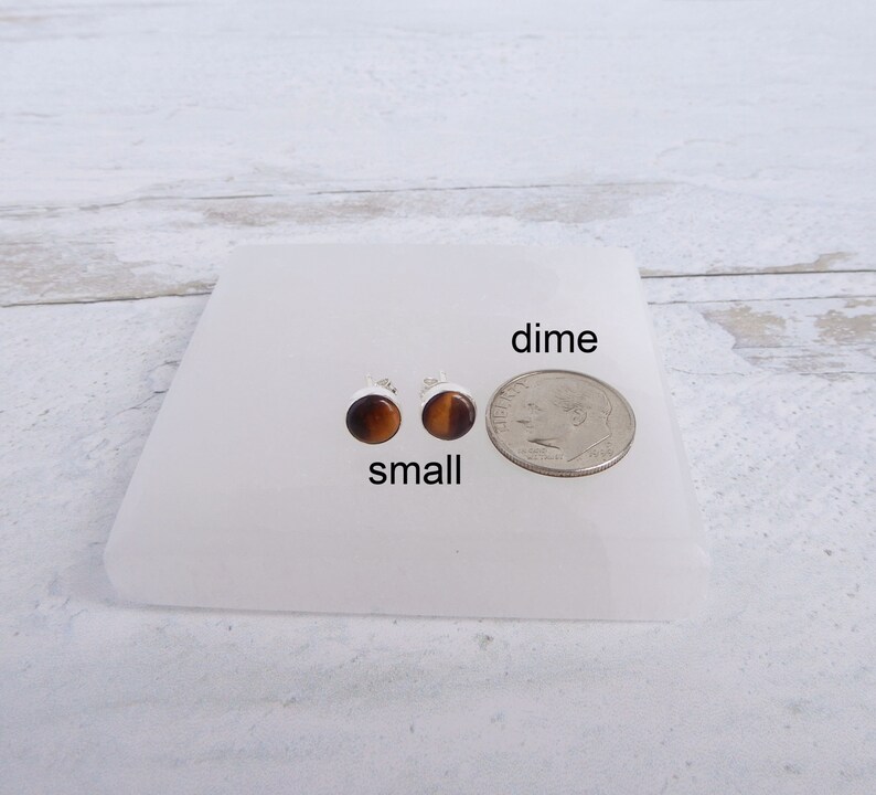 Miki Tiger Eye Earrings main image 1