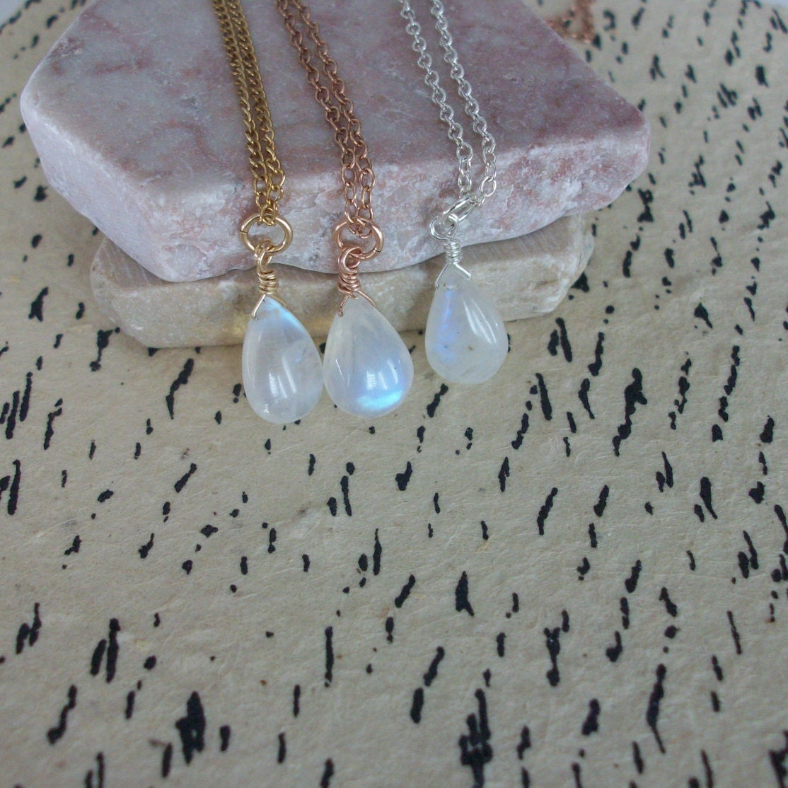 •AEON• tourmalinated rainbow moonstone + oxidized silver necklace