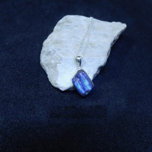 Raw Labradorite Necklace • Sterling Silver Labradorite Pendant • Crystal Stone Necklace • Select Your Labradorite Pendant • Rough Gemstones