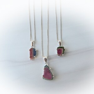 Orchid Tourmaline Necklace Etsy