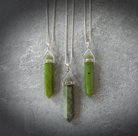 Amazon.com: Green Jade Crystal Healing Pendant Necklace –Protection  Negative Energy Cleanser Real Gemstone Chakra Zodiac Healing Charm  Authentic Wrapped Tumble Stone Chakra Healing Charm : Health & Household