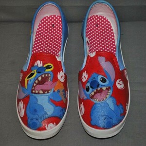 Hand painted Adult slip ons image 9