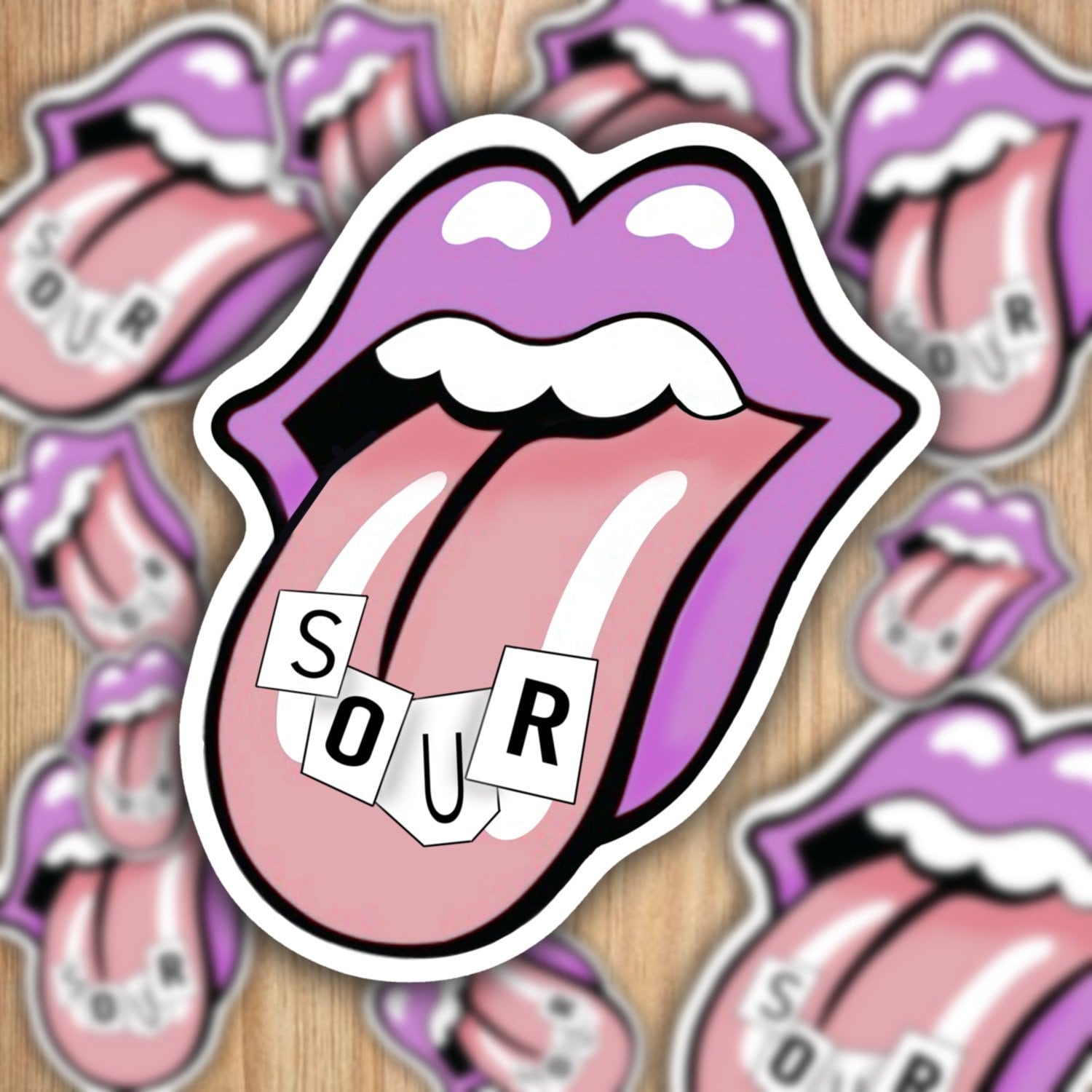 Olivia Rodrigo Sour Vinyl Sticker Etsy