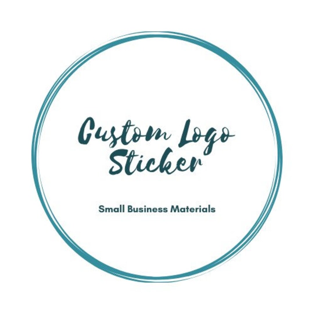 Custom Printed Logo Die Cut Stickers Etsy