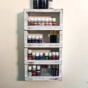 Essential oil shelf, essential oil display, oil storage, oil rack, wood shelf, hanging shelf, nail polish shelf, nail polish holder, gift