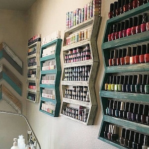 Nail polish storage wall mount sale