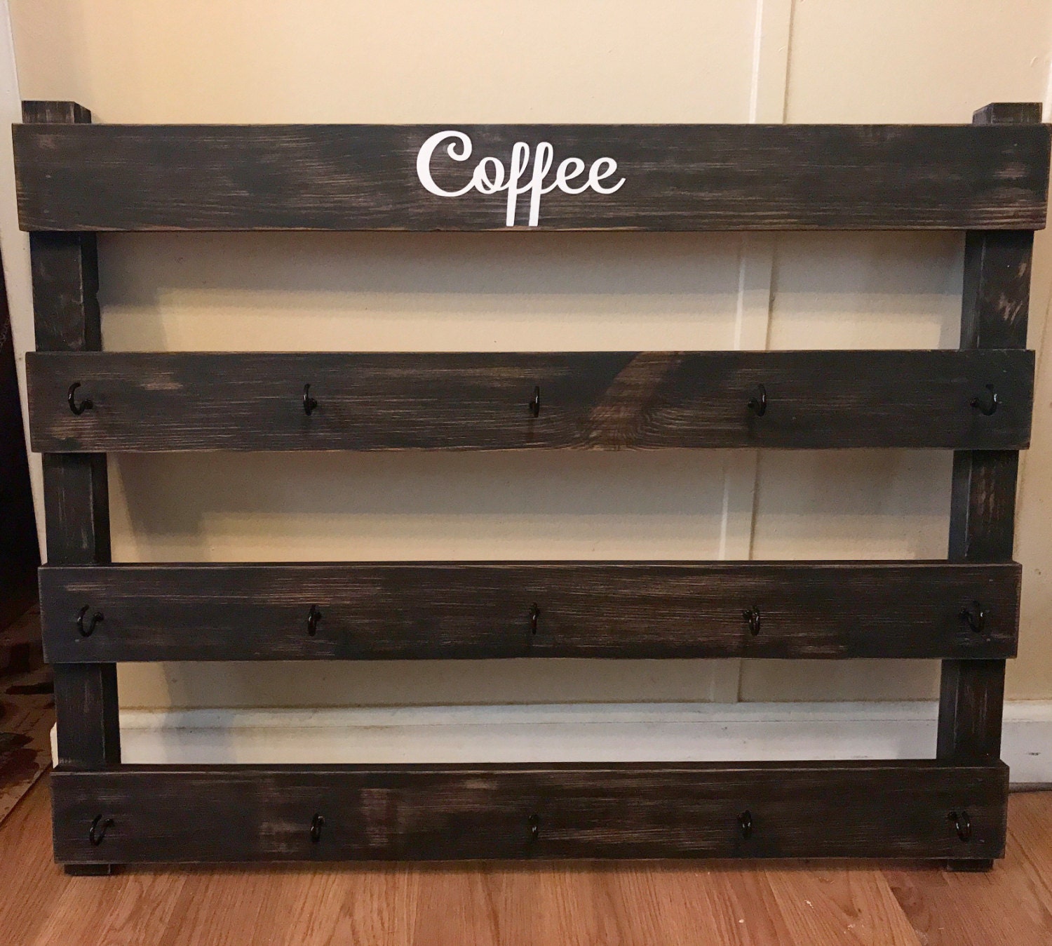 Coffee Cup Rack, Coffee Cup Display, Mother's Day, Housewarming