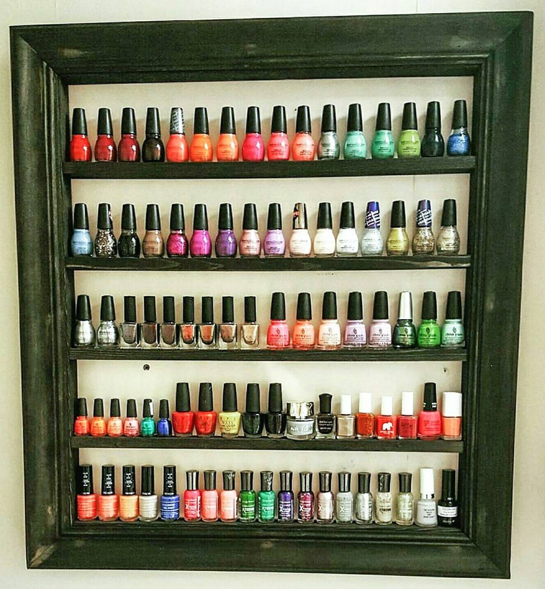 Nail Polish Rack Nail Polish Organizer Nail Polish Shelf Etsy