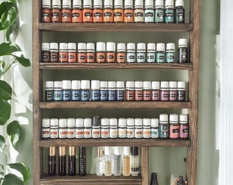 Essential oil shelf, essential oil storage, oil display, oil rack, wood shelf, hanging shelf, nail polish shelf, nail polish holder, gift