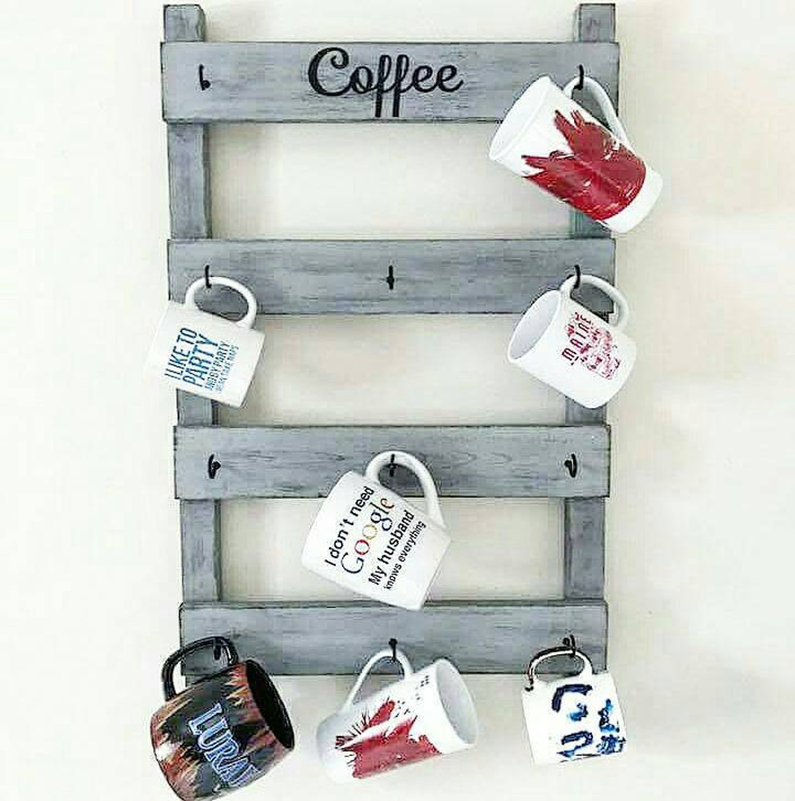 Coffee cup holder kitchen storage coffee mug holder Etsy