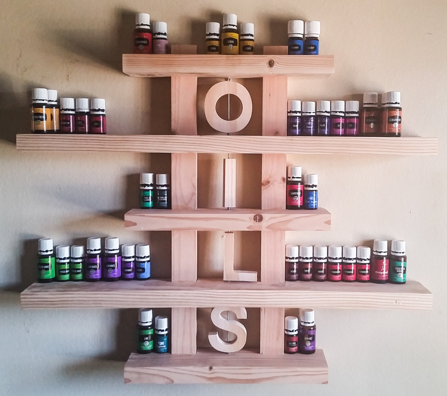 Oil Storage, Essential Oil Rack, Essential Oil Shelf, Housewarming Gift,  Oil Rack, Essential Oil Storage, Hanging Shelf, Oil Display 