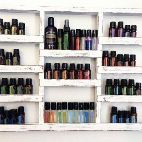 Essential oil shelf, essential oil display, oil storage, oil rack, wood shelf, hanging shelf, nail polish shelf, nail polish holder