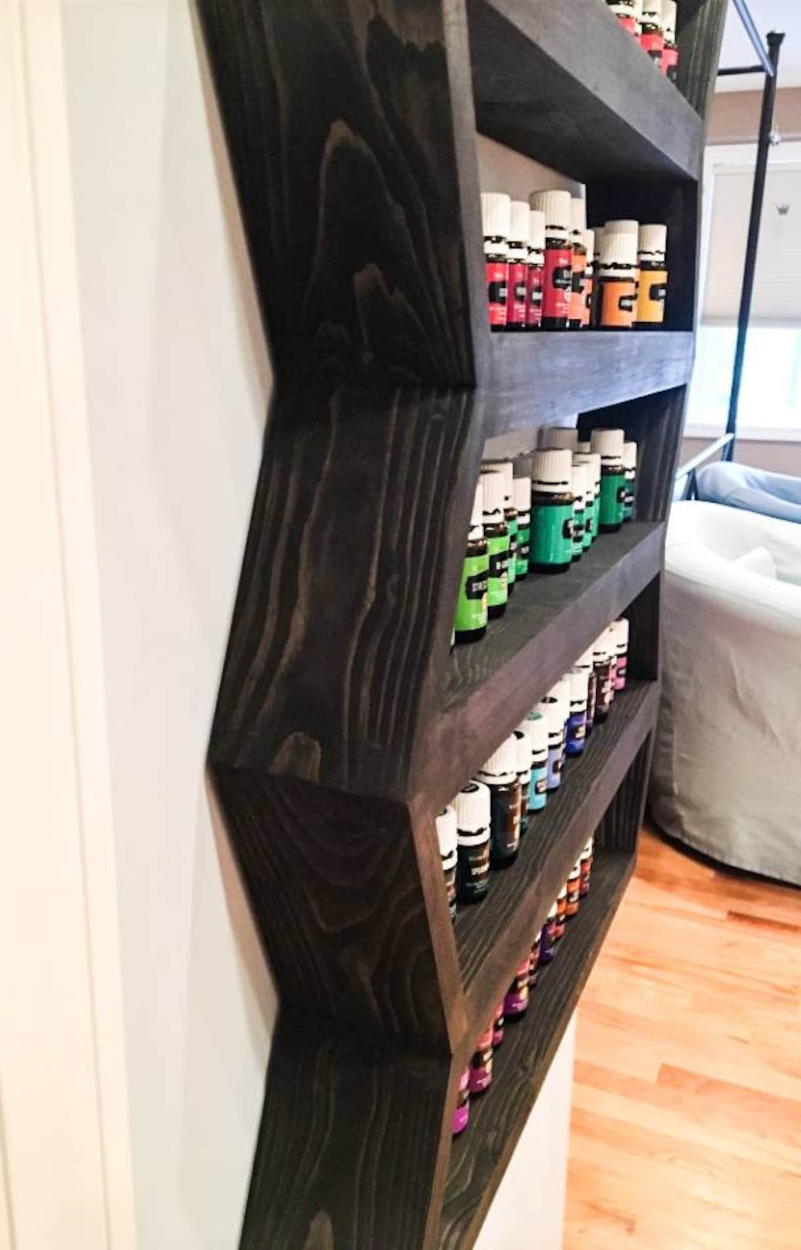 Essential Oil Shelf Wall Shelf Oil Display Oil Storage Oil Etsy