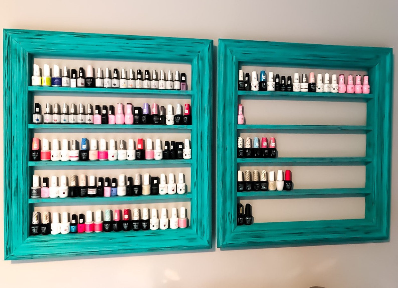 Nail Polish Shelf Nail Polish Rack Oil Shelf Oil Storage Etsy
