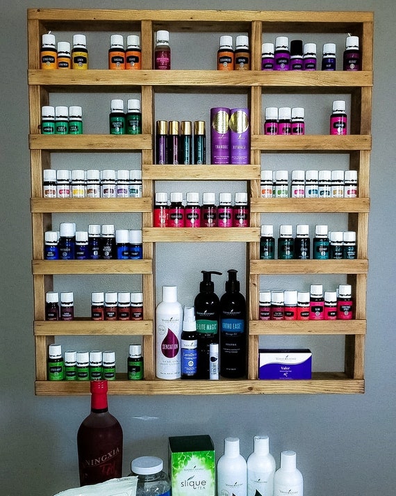 Essential Oil Shelf Essential Oil Display Oil Storage Oil Etsy