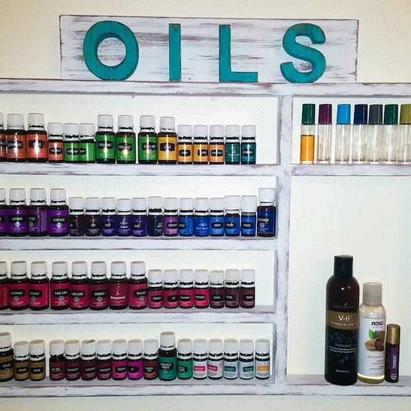 Essential oil shelf, essential oil display, oil storage, oil rack, wood shelf, hanging shelf, nail polish shelf, essential oil holder