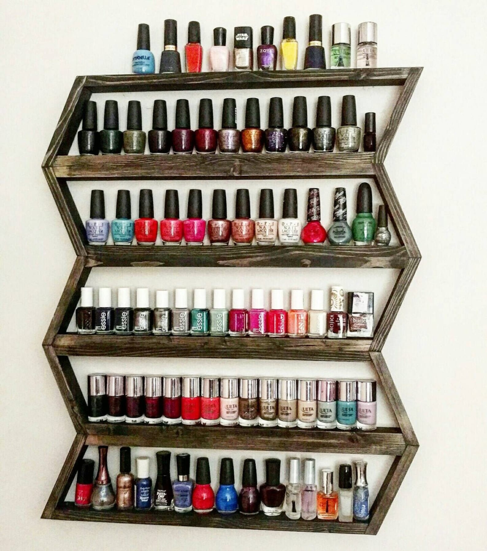 Nail Polish organizer nail polish rack nail polish shelf Etsy