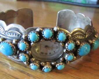 Vintage Kay Johnson Anglo Navajo Type Sterling Silver  display picture 1