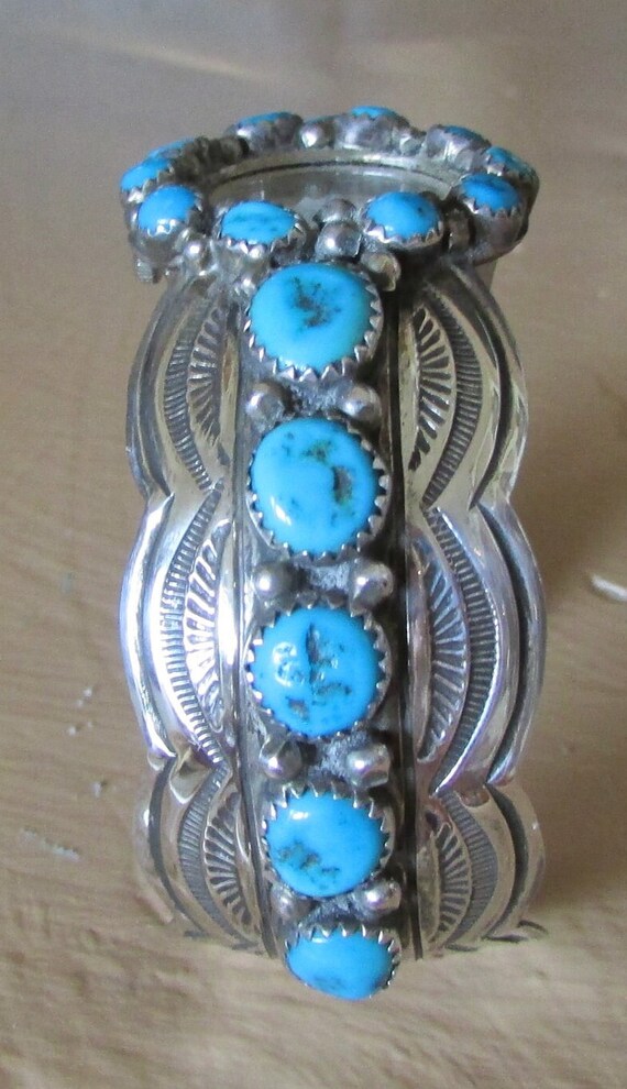 Wilbert Benally Navajo Sterling Silver Turquoise C