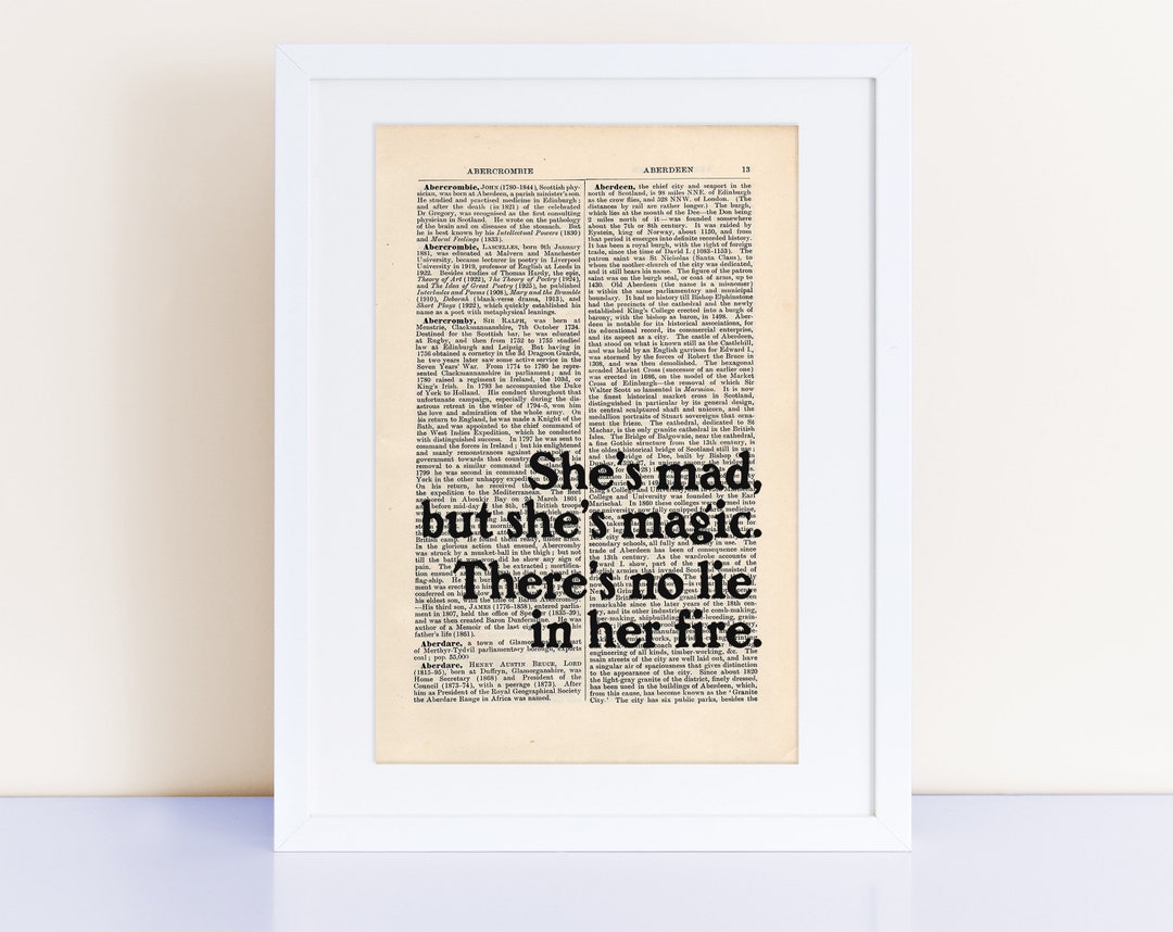 Charles Bukowski Quote Print on an Antique Page She's - Etsy