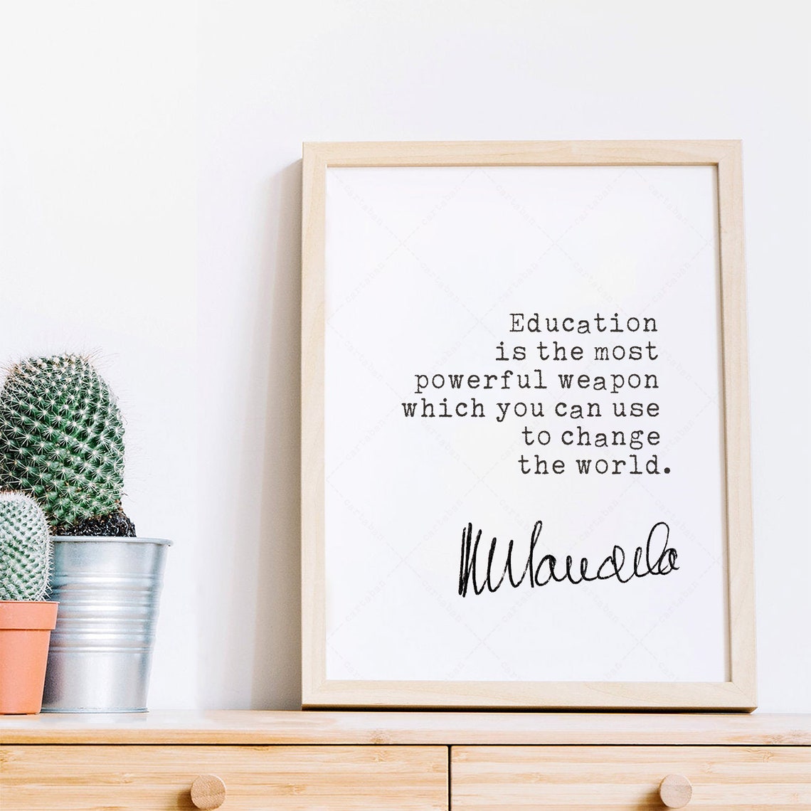 Nelson Mandela Quote Digital Download Printable - Etsy