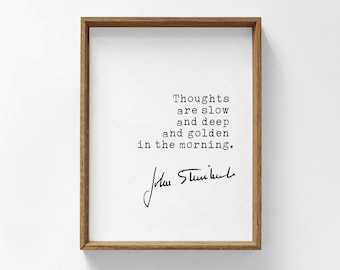 John Steinbeck Quote, Motivation Poster, digital download print, Inspirational Motivational Print, Steinbeck quotes, Tortilla Flat