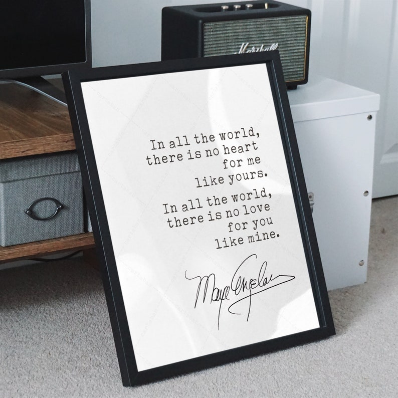 Maya Angelou Quote, digital download printable poster, inspirational art, wedding marriage quotes image 8