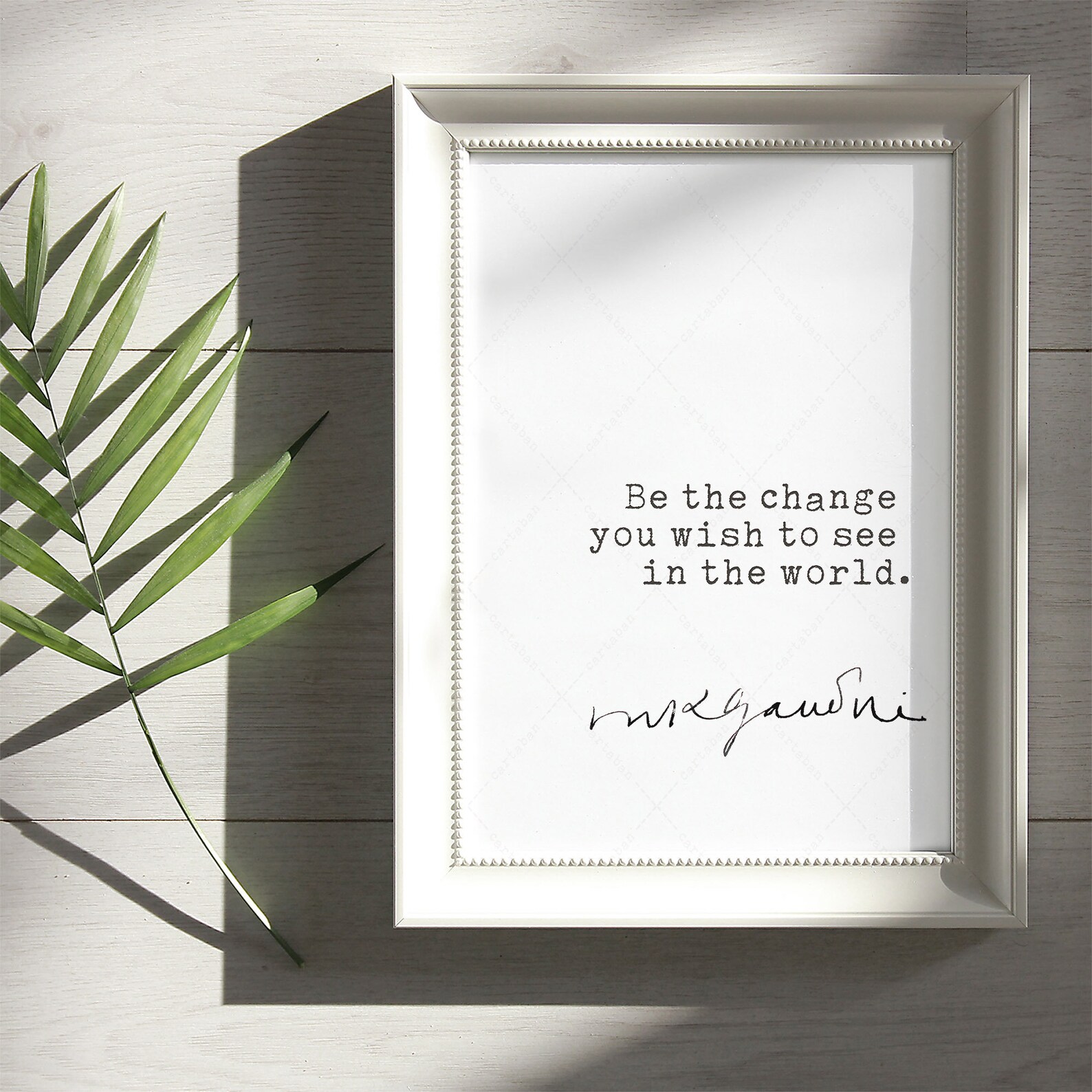 Mahatma Gandhi Quote, Printable, Instant Digital Download