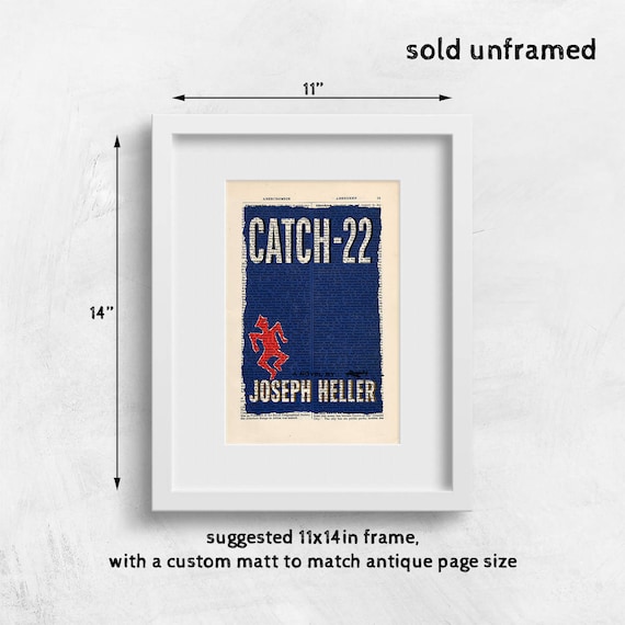 Catch 22 by Joseph Heller - Book Cover Poster for Sale by