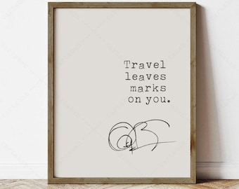 Anthony Bourdain Travel Quote (Instant Digital Download)