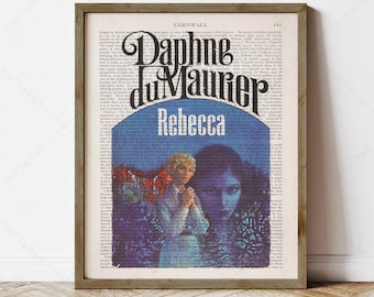 Rebecca Book Cover Art, Daphne du Maurier (Instant Digital Download)