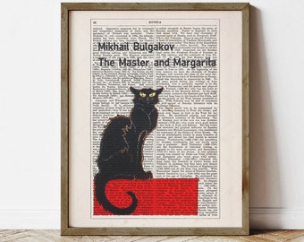 The Master and Margarita, Mikhail Bulgakov, Literary Art Poster (Instant Digital Download)