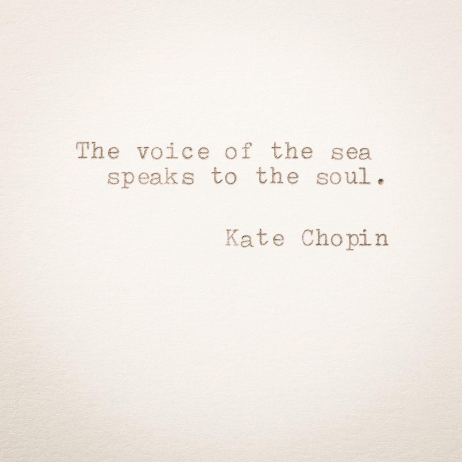 Sea speaks