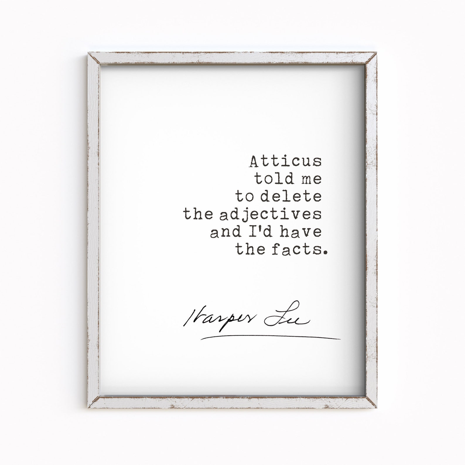 To Kill a Mockingbird Quote Harper Lee Book Lovers Gifts | Etsy