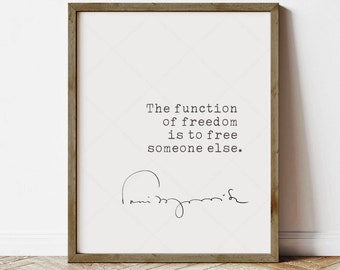 Toni Morrison Quote, instant digital download printable, inspirational art feminist print poster, print locally