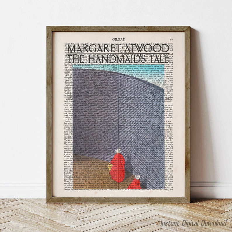The Handmaid's Tale Art, Book Cover Design (instant Digital Download ...