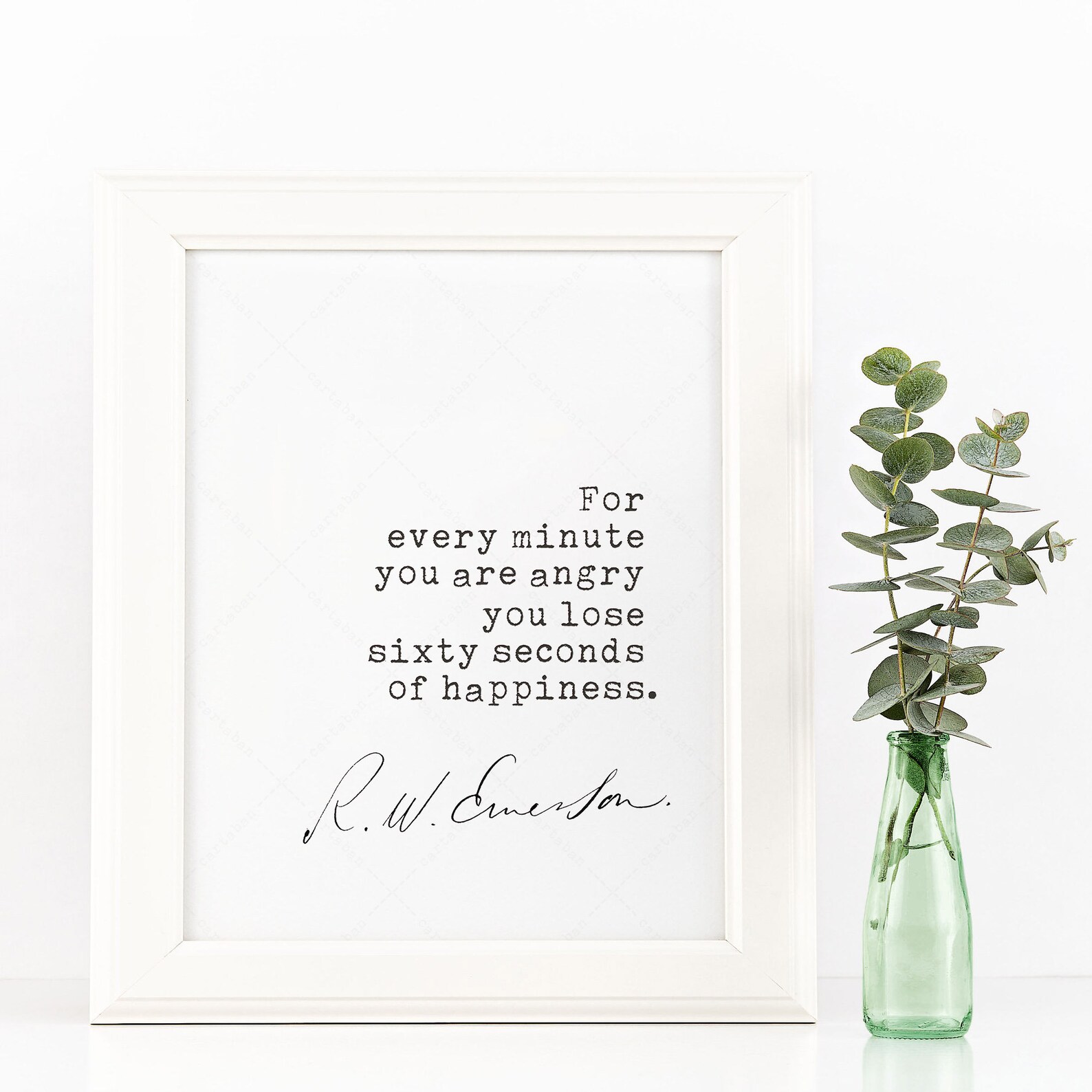 Ralph Waldo Emerson Quote Poster Book Lovers Gifts Digital - Etsy