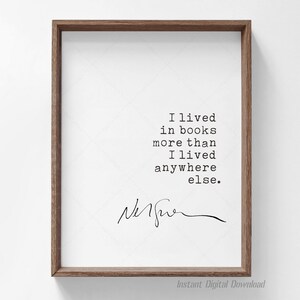 Neil Gaiman Quote, Book Lovers Gifts, Digital Download Print, Printable ...