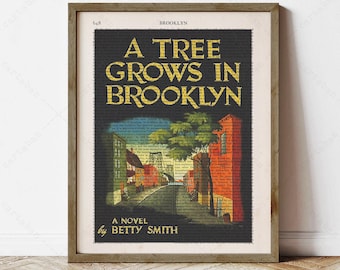 A Tree Grows in Brooklyn Poster, literaire muurkunstcadeaus (directe digitale download)