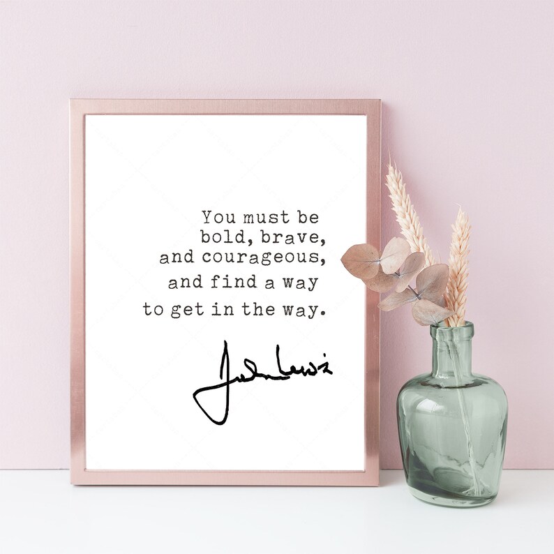 John Lewis Quote digital download printable get in the way Etsy