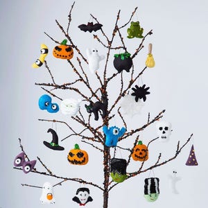 Halloween Countdown Calendar Pattern Felt Haunted Moonlit 'Monster House' 30 Spooky Ornaments DIY PDF image 7