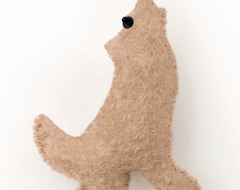Felt Werewolf Ornament Pattern – DIY Halloween Decoration (Instant Download)
