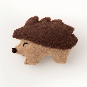 Countdown to Christmas Pattern - Felt Baby Hedgehog - Christmas Countdown - Holiday Ornament Instant Download