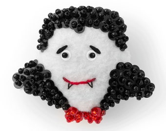 Count Dracula Halloween Ornament Pattern - Instant Downloadable Template & Tutorial