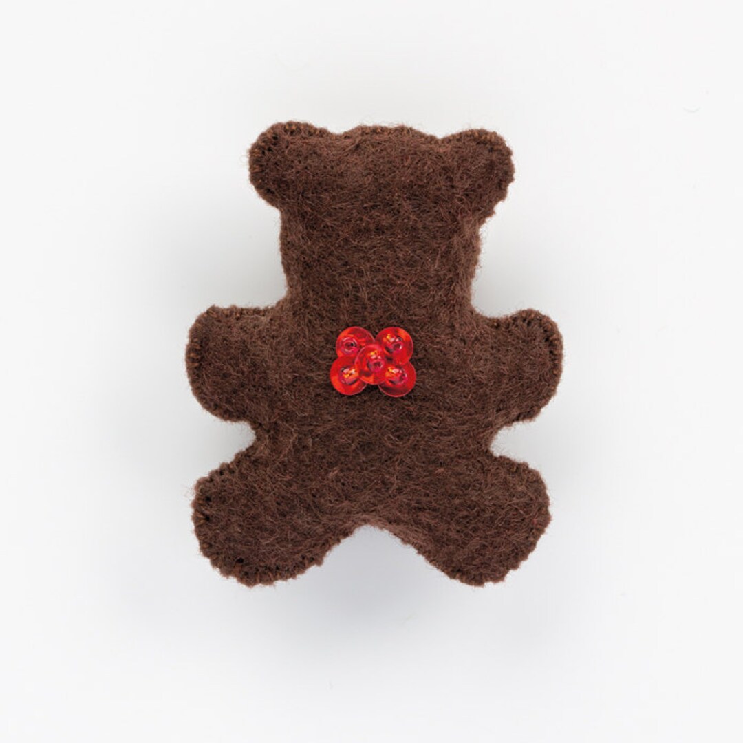 Easy Teddy Bear Pattern Personalized Christmas Ornament Christmas Decor