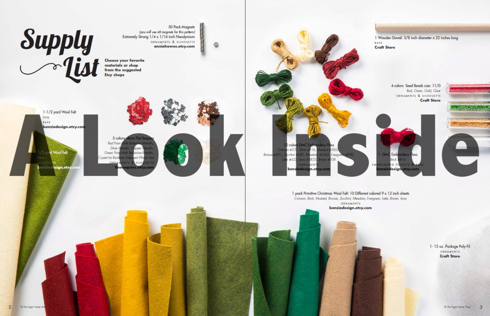 Fabric Advent Calendar Pattern Advent Calendar #39 oh Etsy