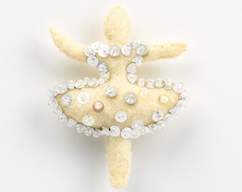 Ballerina Ornament Pattern – Sugar Plum Fairy DIY Felt Craft (Digital Download)