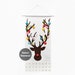 Reindeer Advent Calendar Pattern - Felt Countdown - Dashing Through the Snow with 24 Vintage Ornaments DIY 