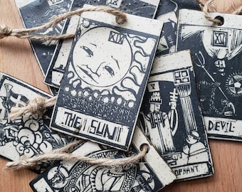 Tarot Card Ceramic Ornaments *Discontinued*